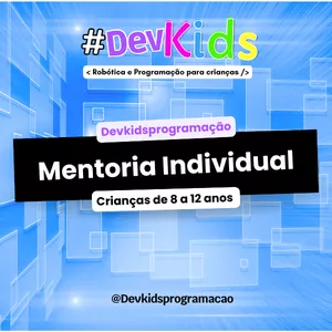 Imagem de capa para o Curso online Mentoria Individual Devkidsprogramação 