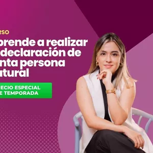 Imagen de portada para Curso online Curso: Aprende a realizar la declaración de renta persona natural 