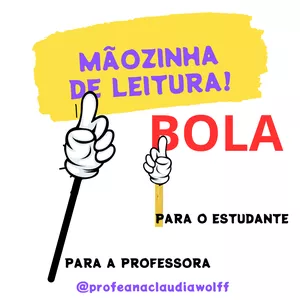 Imagem de capa para o Ebook MÃOZINHA DE LEITURA- PARA PROFESSORA E PARA O ESTUDANTE