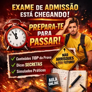 Imagem de capa para o Ebook Exame de admissão 