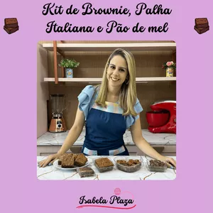 Imagem de capa para o Curso online Kit de Brownie, Palha Italiana e Pão de Mel