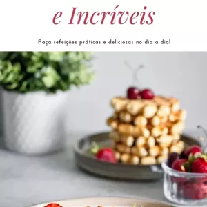 Imagem de capa para o Ebook Receitas Práticas e Saudáveis