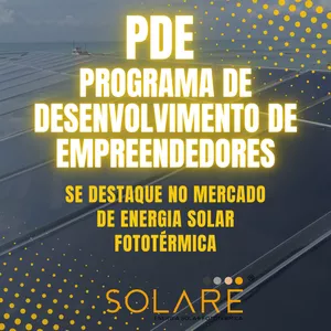 Imagem do curso PDE -  Programa de Desenvolvimento de Empreendedores de Energia Fototérmica