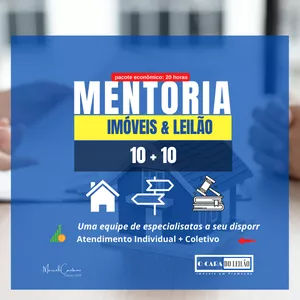 Imagem de capa para o Serviço online Mentoria em leilão de Imóveis - 20 horas