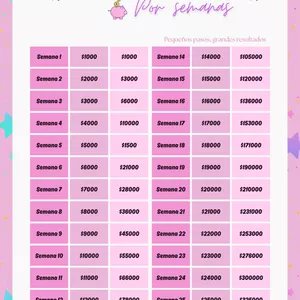 Imagen de portada para Ebook Reto semanal de ahorro 