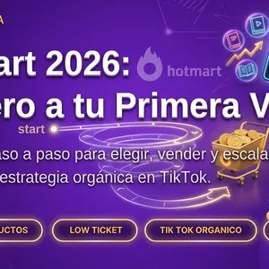 Imagen de portada para Ebook Hotmart 2026: De Cero a tu Primera Venta — Guia Completa