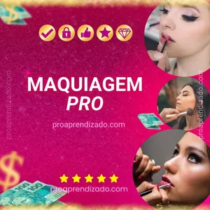 Imagem do curso Maquiagem PRO (Seja Maquiadora de Sucesso)