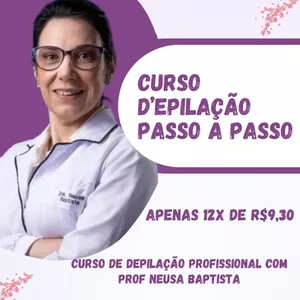 Imagem de capa para o Curso online Curso de Depilação Neusa Baptista