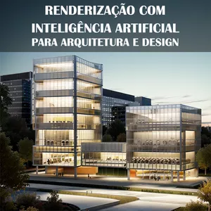 Imagem de capa para o Curso online Renderização com Inteligência Artificial para Arquitetura e Design
