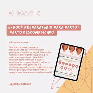 Imagem de capa para o Ebook E-book Parto Descomplicado