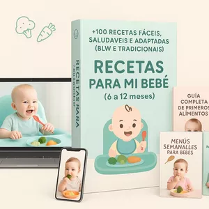 Imagen de portada para Curso online Recetas para mi bebé (6 a 12 meses)