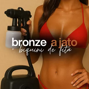 Curso Bronzeamento a Jato + Montagem Biquíni de Fita