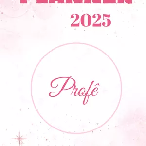 Imagem de capa para o Ebook Planner 2025 prof