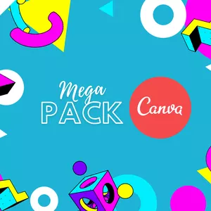 Imagem de capa para o Curso online Mega Pack Canva 3.0 | Milhares de Posts Prontos Editáveis.