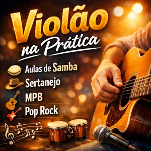 Imagem de capa para o Curso online Violão na Prática 