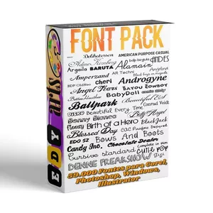 Imagem de capa para o Curso online Pack 26 mil Fontes Profissionais