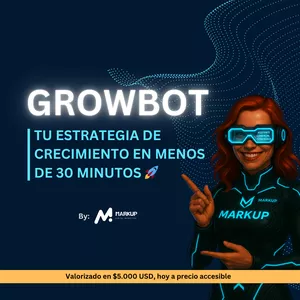 Imagen de portada para Curso online GrowBot: Tu estrategia de crecimiento en 30 minutos (sin pagar una agencia)