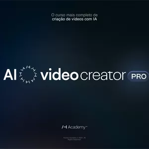 Imagem de capa para o Curso online AI Video Creator PRO