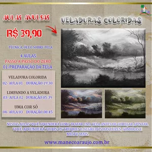 Veladuras Coloridas por Maneco Araújo