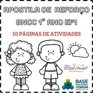 Imagem de capa para o Ebook APOSTILA DE REFORÇO 1° ANO EF1 