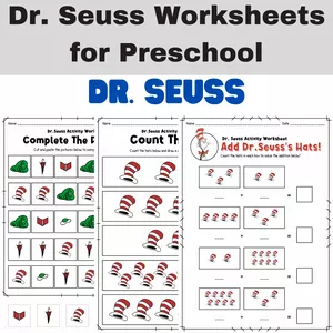 Cover image for Online course Dr. Seuss Worksheets for Preschool