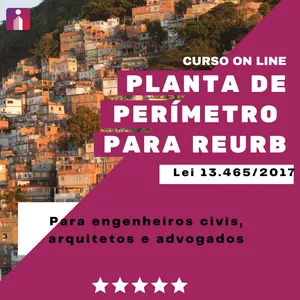 Imagem de capa para o Curso online Oficina prática de Planta de Perímetro na Reurb