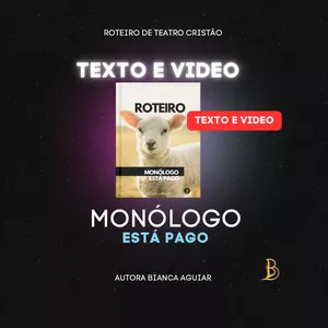 Imagem de capa para o Curso online Monólogo Está pago (Texto e video)