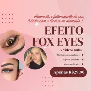 Imagem de capa para o Curso online CURSO EFEITO FOX EYES 🦊