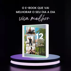 Imagem de capa para o Ebook Melhore sua saúde sem sair de casa.