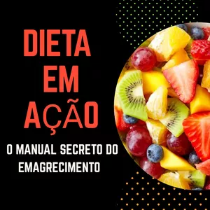Imagem de capa para o Ebook Dieta em Ação- Manual Secreto do Emagrecimento.