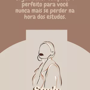 Imagem de capa para o Ebook Organizador de estudos 