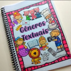 Imagem de capa para o Ebook Caderno dos gêneros textuais 