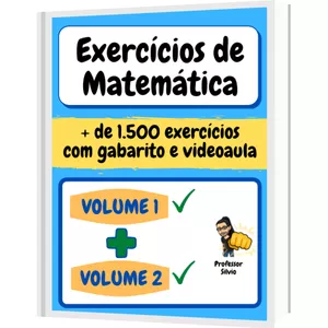 Imagem de capa para o Ebook Exercícios de Matemática – Volume 1 + Volume 2