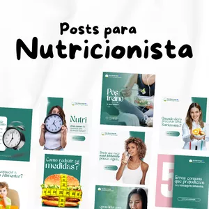 Imagem de capa para o Curso online Pack Canva Nutricionista