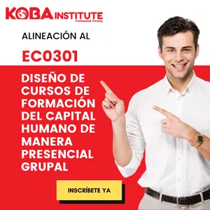 Imagen de portada para Curso online Alineación en el EC0301 Diseño de cursos de formación del capital humano de manera presencial grupal