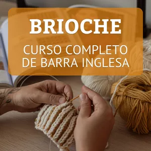 Imagem de capa para o Curso online Curso de Brioche - Barra Inglesa em Tricô