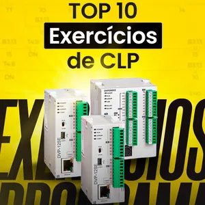 Imagem de capa para o Curso online TOP 10 - Exercícios de Programação em CLP