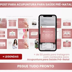 Imagem de PACK PARA ACUPUNTURA PARA SAÚDE PRÉ-NATAL criado por Creative Packs Arts na hotmart