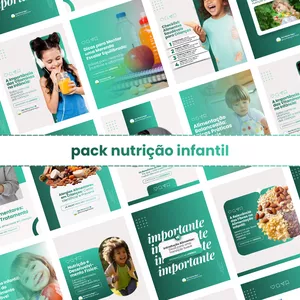 PACK CANVA NUTRIÇÃO INFANTIL