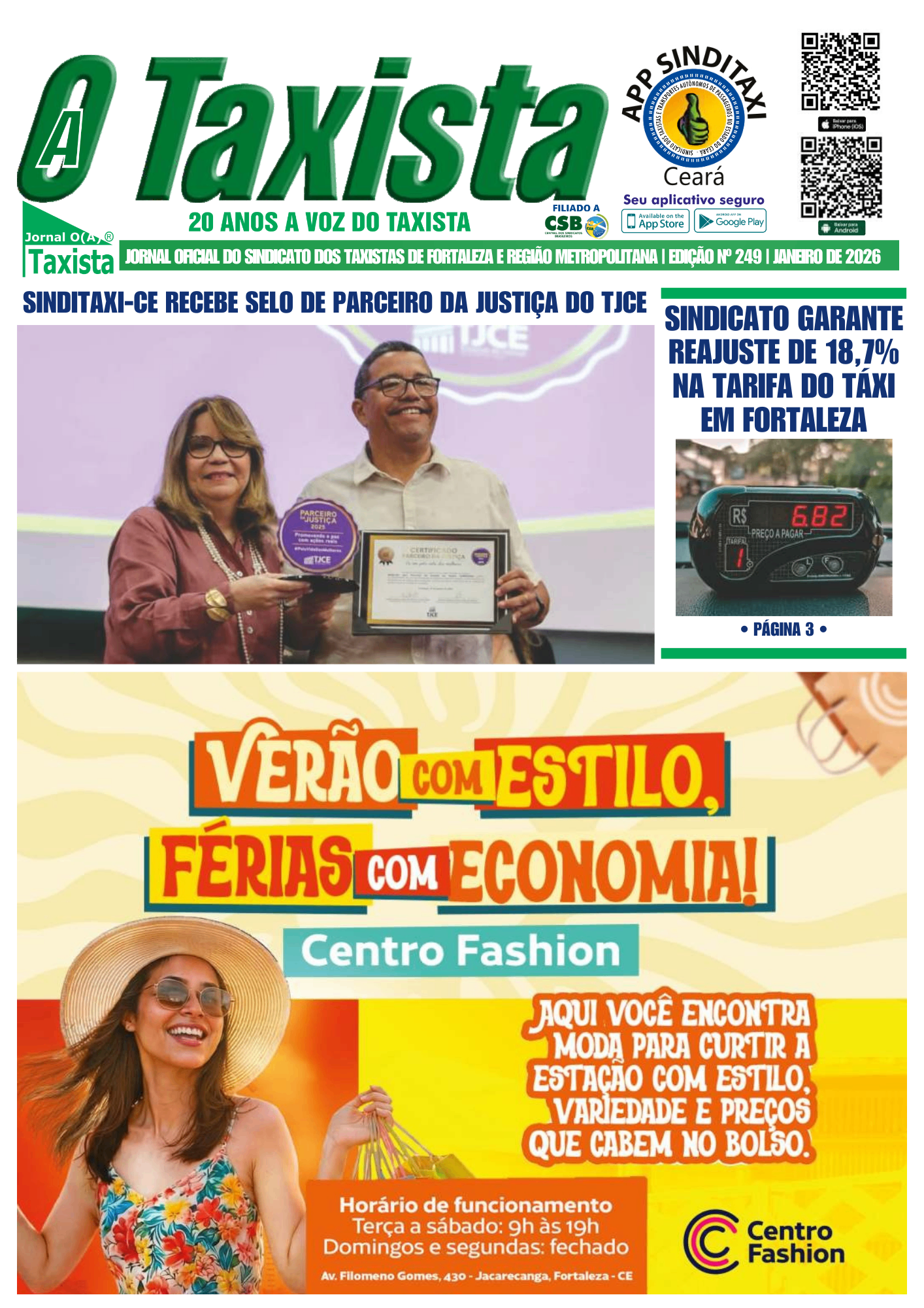 SINDITAXI CEARÁ - JORNAL O TAXISTA