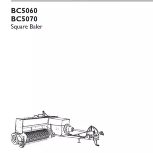 Cover image for Ebook New Holland BC5060, BC5070 Square Baler Operators Manual