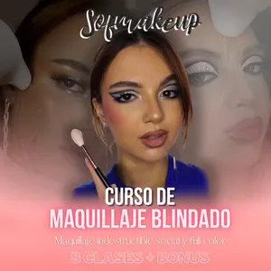 Imagen de portada para Curso online CURSO MAQUILLAJE BLINDADO