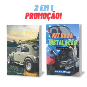 Imagem de capa para o Ebook Fusca Baja uma História de Sucesso + Kit Baja Instalação.