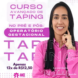 Imagem do curso Taping no Pós Operatório e Gestacional  (Curso do básico ao avançado com 10 horas)