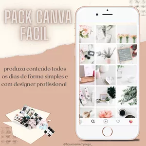 Imagem do curso PACK CANVA FÁCIL