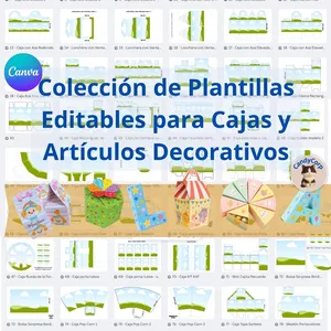 Imagen de portada para Curso online Colección de + 400 Plantillas Editables para Cajas y Adornos Decorativos