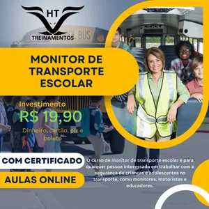 Imagem de capa para o Curso online MONITOR DE TRANSPORTE ESCOLAR