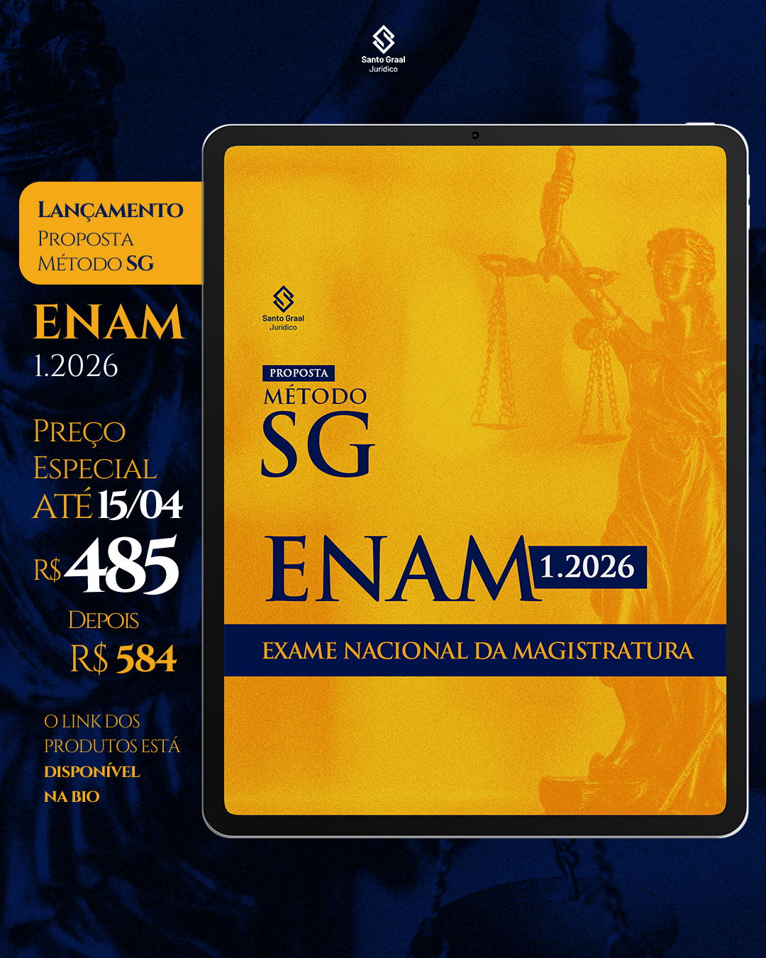 Imagem do curso Reta Final ENAM 1.2026 | Método SG