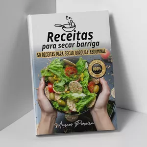 Imagem de capa para o Ebook E-BOOK 50 RECEITAS PARA SECAR GORDURA ABDOMINAL