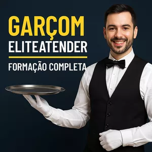 Imagem de capa para o Curso online Garçom EliteAtender – Formação Completa 